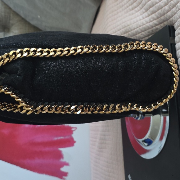 Falabella Stella McCartney fold-over tote bag Gold Chain - Picture 7 of 17